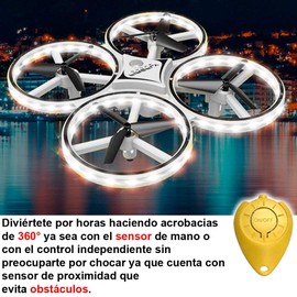 VAK Drone 1841 Control por Mano Elude OBSTACULOS Acrobacias