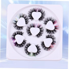 TOVINANNA Curl Lash Extensions 7 Pairs False Eyelashes Women's Lash Clusters Fluffy Charming Add Glamour to Your Look Comfortable for