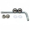 Kuroobaa Motorcycle License Plate Bolts Titanium Anti-theft Screws with Hex