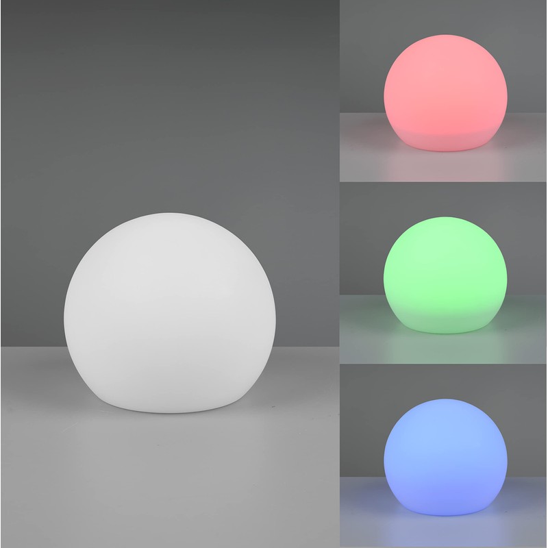 Reality Leuchten Melo R55326101 Solar LED Outdoor Light Plastic White