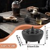 Incense Burner, Cast Iron Cauldron Antique Cone Incense Holder Lotusshaped