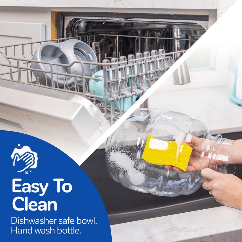 Petmate Replendish Automatic Gravity Waterer for Cats and Dogs, BPA-Free,