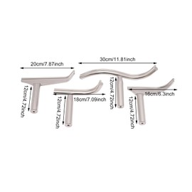 Tool Rest for Wood Lathe Woodworking Special-shaped Lathe Curved Turning Tools,S-Shape/Round Bend/Big Straight Bend/Small Straight Bend,Lathe Tool Bowl Turner Tool Rest for Wood,4pc Toolrest Set