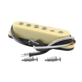 FLEOR Single-Coil-Tonabnehmer Alnik 5 ST Pickups Neck Guitar Pickups versetzt für ST SQ E-Gitarre, Creme