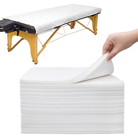 xiaozhifu Xiaozhifu 60 Pieces Disposable Bed Sheet, Disposable Massage Table Bed Sheet, Massage Table Cover, Massage Sheet for Beauty Salon, SPA, Hospital Beds, Tattoo Hotels, 80 x 180 cm