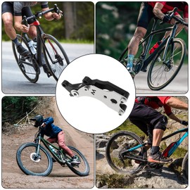 OTOTEC Bicycle Disc Brake Conversion Adapter Converter Kit with 4mm 5mm Wrench Black