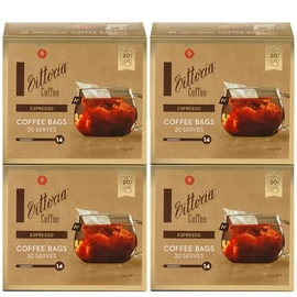Vittoria Coffee Espresso Coffee Bags (Case of 4)