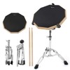 Horse Practice Drum Pad, 12 Inch Double Sided Exercise Drumming