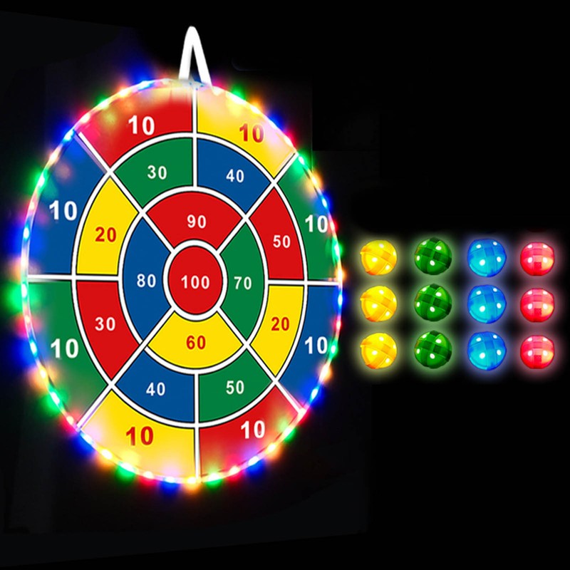 74CM Sticky Ball Board Foldable Dart Board with Remote Control