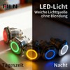 FILN Moment Push Button 19 mm IP67 Stainless Steel Waterproof