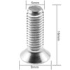 NOTRICKT MS-019 M5x16 Cross Hole Countersunk Machine Screw, Stainless Steel,