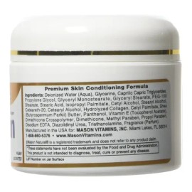 Crema Mason Colágeno Natural Beauty Hecho Con 100% De Coláge