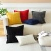 JOTOM Set of 2 Corduroy Soft Cushion Covers with Splicing