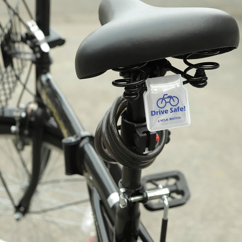 SEFCO 自転車用 脱着簡単 反射バッジ 【角】