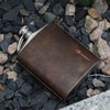 SILVERANT Titanium Hip Flask 248ml/8.73 fl oz, Ultralight Portable Leakproof
