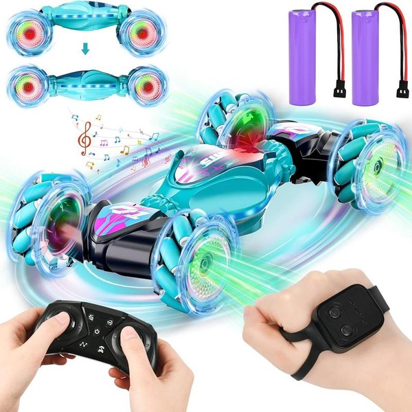 【Akeleo】Spider Remote Control Car for Boys and Girls,360° Rotating RC