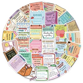 50PCS Mental Health Awareness Decals Mental Health Stickers for Water Bottle Laptop Luggage Helmet Skateboard Guitar Scrapbook Phone Vinyl Waterproof Stickers