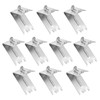 S.fields.inc 10pcs Refrigerator Shelf Brackets Freezer Refrigerator Showcase Shelf Dowel