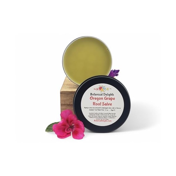 Oregon Grape Root Salve with Calendula, Chickweed, Plantain and Yarrow