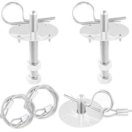 Mtxorvix Car Hood Pins Kit - Stainless Steel Car Hood Cover Quick Release Pin for Reducing Shaking - Universal Exterior Car Accessories Fit for Most Cars Trucks SUV (Silver)