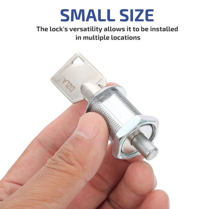 VILLCASE Tubular Cam Lock Zinc Alloy with Key for Vending