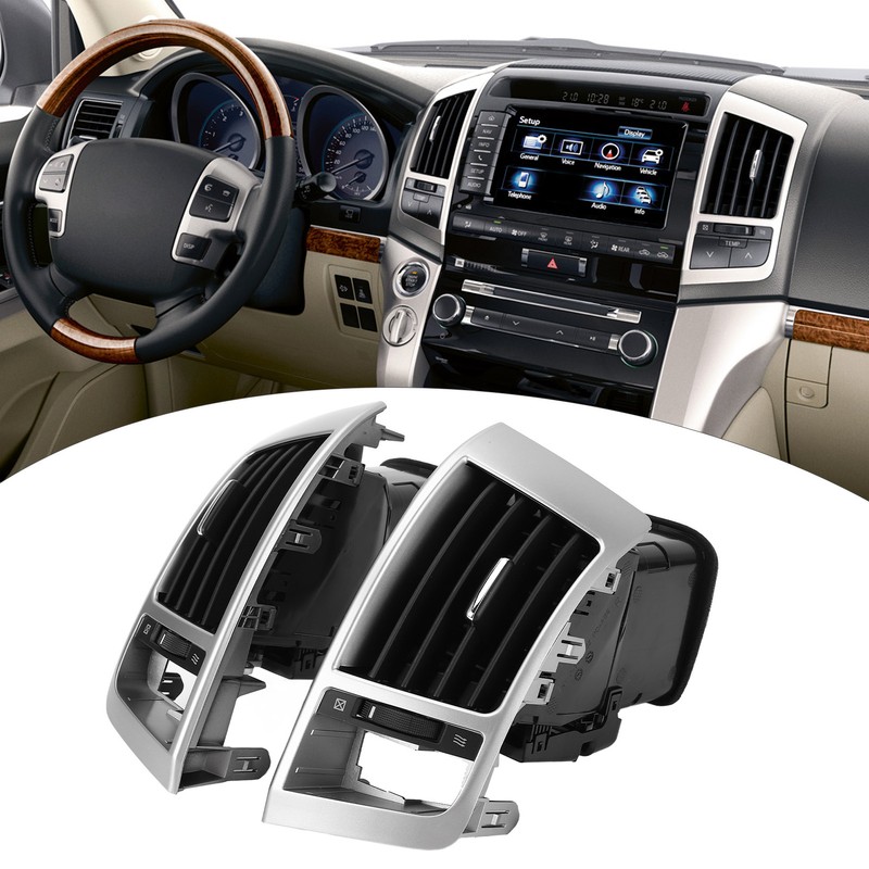 1 Pair Center Console Air Vent Outlet Grille Improve Air