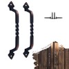 AddGrace 2 Pack Gate Handles for Wooden Gates with Screws