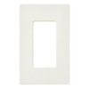 Lutron Claro 1 Gang Decorator/Rocker Wallplate, Satin, Biscuit (1-Pack) |