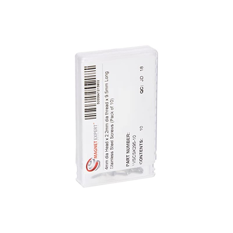 Magnet Expert® 4mm dia Head x 2.2mm dia thread x