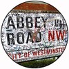 Iconic Abbey Road vinyl record wall clock (Beatles)