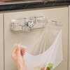 Temvue Kitchen Garbage Bag Stand, Clear Plastic Waste Bag Holder