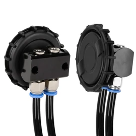PSLER Differential Breather Kit for 4x4 4WD Accessories - 170112 Differential Breather Kit - Check Valve, 1/2 in or 3/8 in Inlet, 1/4 in Outlet, 4 Ports