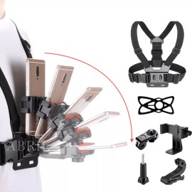LOMETEB Sujeta Celular En Pecho/ Grabar Video Ciclismo Y Motocicleta