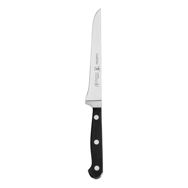 HENCKELS Classic Razor-Sharp 5.5-inch Boning Knife, German Engineered Informed by 100+ Years of Mastery, Black/Stainless Steel