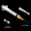 2cc/ml Syringes with 25Ga 1Inch Needle Disposable Each Individually Wrapped-Pack