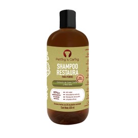 ssd trading llc Petting is Caring Shampoo Natural para Perro y Gato, Fragrancia AloeGreencaviar, 480ml                                                