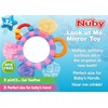Nuby Look-at-Me Mirror Teether Toy, Colors May Vary