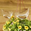 6Pcs Bird Shaped Plant Waterer Automatic Glass Bird Shape Design