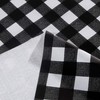 sancua Checkered Vinyl square Tablecloth - 54 x 54 Inch