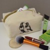 'Magpie Couple' Canvas Wash Bag/Makeup Case (CS00044218)