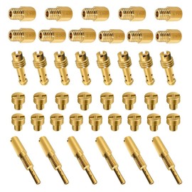 Strongthium 42 Pcs Carburetor Jet Kit for Mikuni Main & Pilot Slow Jet N100.604 VM28/486 VM4/042 VM22/210