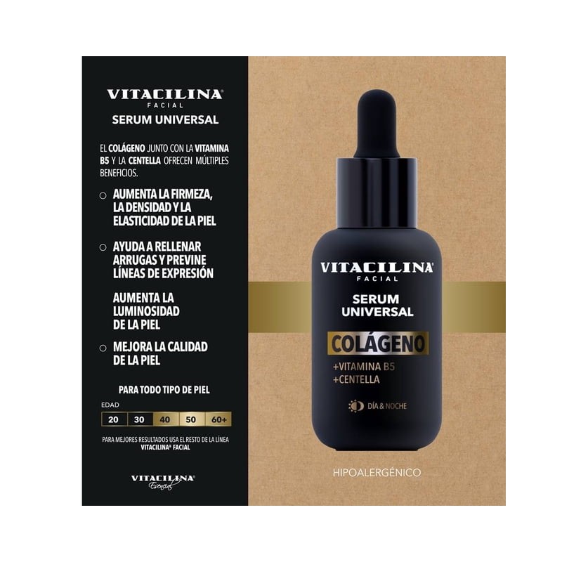 Serum Colágeno 30 ml Vitacilina Serum 1 Botella de serum