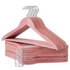 ELONG HOME American Red Cedar Hangers 20 Pack, Wooden Suit
