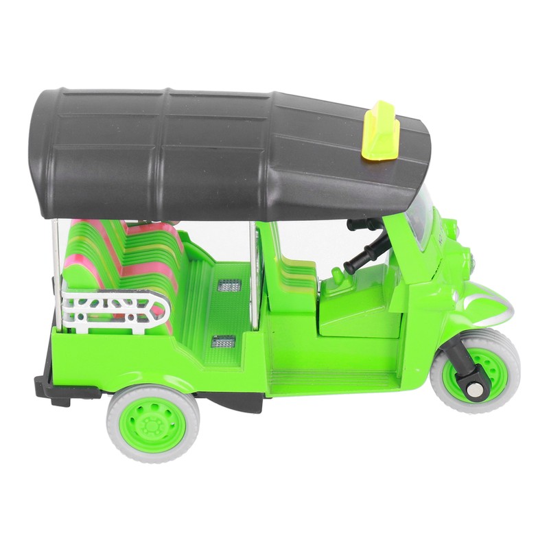 Pull Back Thai Tricycle Simulation Alloy Tuk Tuk Car Model