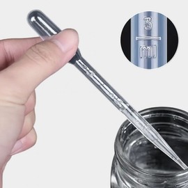 Transparent Graduated Dropper for Large Volume Dispensing 10ml 32ea