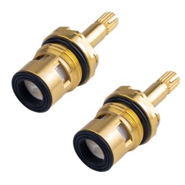 2 Packs Shower Faucet Cartridge Compatible with American Standard 994053-0070a or 994053-0070a/H Bathroom Faucet Cartridge, 4z-24h Hot and Cold Replacement Stem, Brass