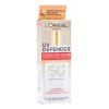 L'Oreal Paris Protector Solar Fluid FPS50+ UV Defender, Tono Medio