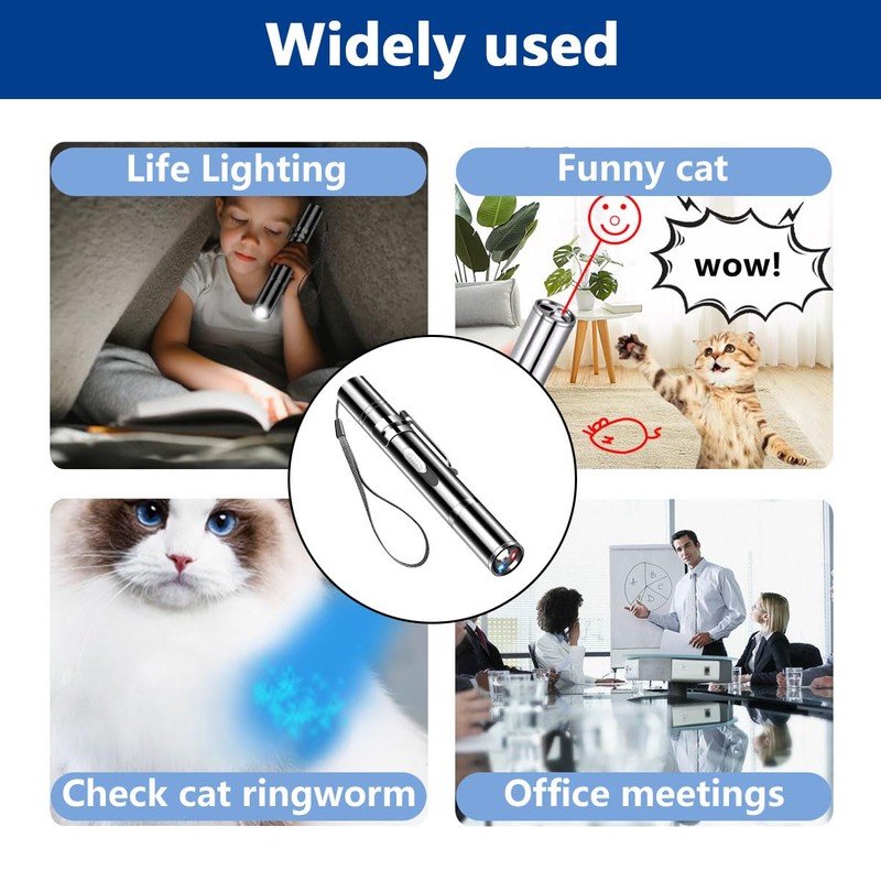 Rumcut Laser Pointer Cat Toys, Cat Laser Pointer Toy with