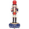 KI Store Musical Box Sculpture Nutcracker Figure Blue 32 cm
