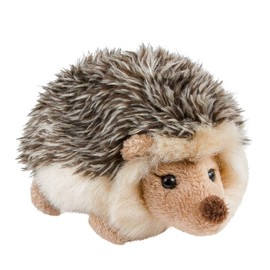 Teddys Rothenburg by Uni-Toys Cuddly Toy Hedgehog Grey Brown Lying Down 12 cm Stuffed Hedgehog Plush Hedgehog Stuffed Toy Cuddly Toy Baby Children Toy